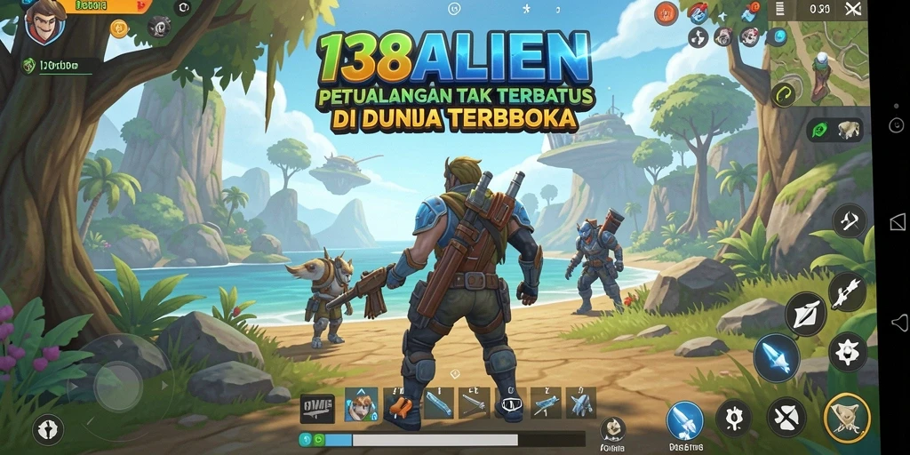 Tampilan gameplay yang imersif di dunia terbuka 138ALIEN.