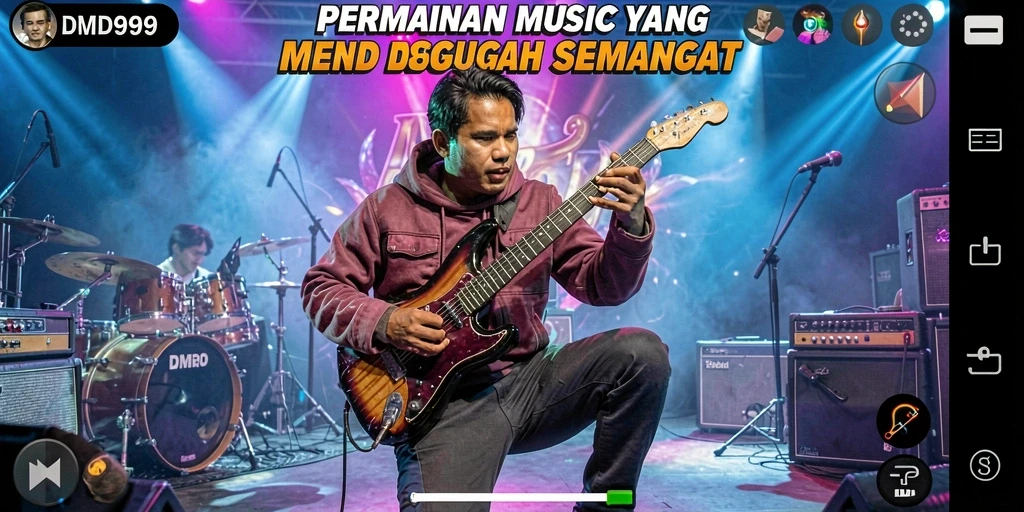 Tampilan gameplay DMD999 yang menarik dan penuh warna.