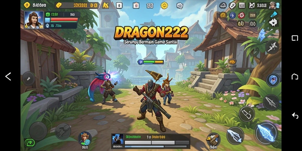 Screenshot gameplay menampilkan keseruan dalam bermain DRAGON222.