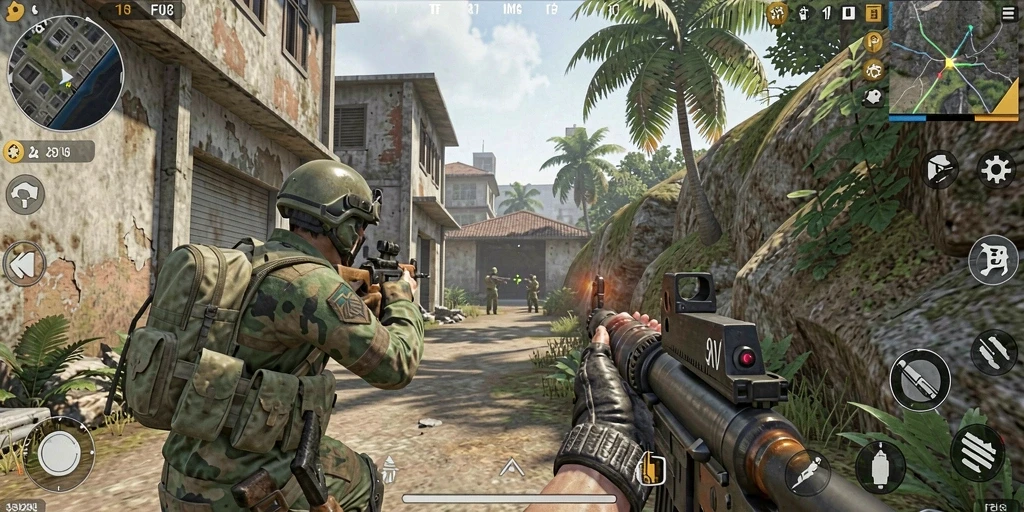 Tampilan gameplay FO8 yang intens dan penuh aksi.