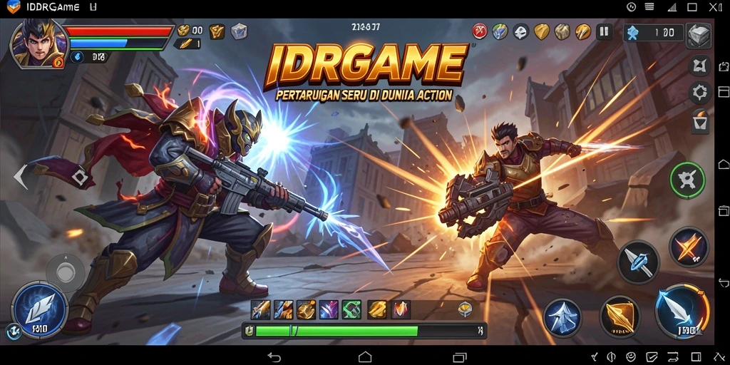 Tampilan gameplay seru dari IDRGAME yang penuh aksi.