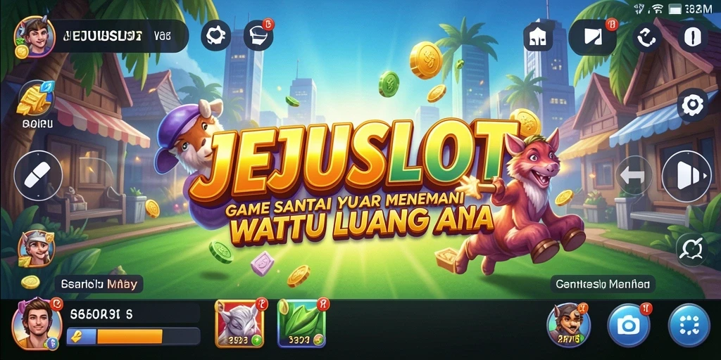 Tampilan menarik dari gameplay JEJUSLOT yang seru dan menyenangkan.