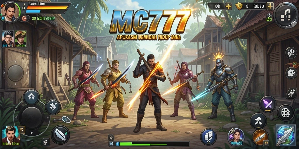 Screenshot utama MC777 yang menunjukkan antarmuka pengguna aplikasi Utility.