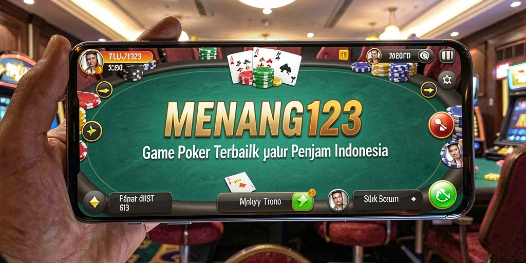 Screenshot utama MENANG123 yang menampilkan serunya bermain Poker.