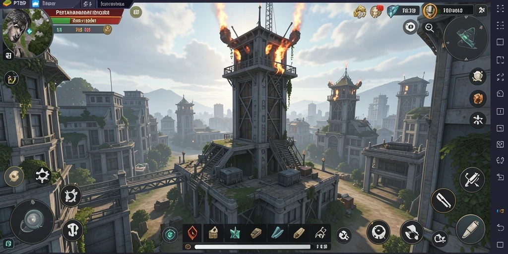 Tampilan gameplay PT89 yang menegangkan dan penuh strategi Tower Defense.