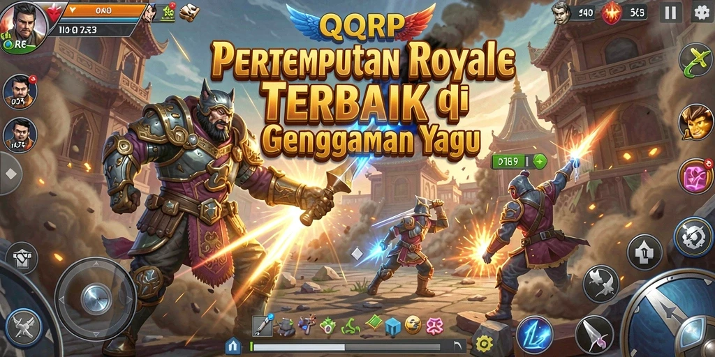 Gameplay seru dalam pertempuran Battle Royale yang mendebarkan.