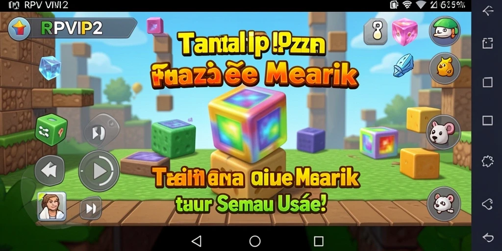 Tampilan gameplay RPVIP2 dengan berbagai tantangan puzzle.
