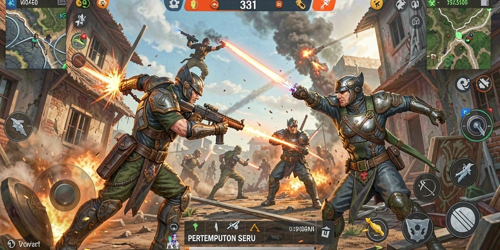 Tampilan gameplay S13 yang penuh aksi dan mendebarkan.