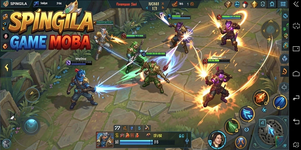 Tampilan gameplay seru dalam SPINGILA yang memukau.