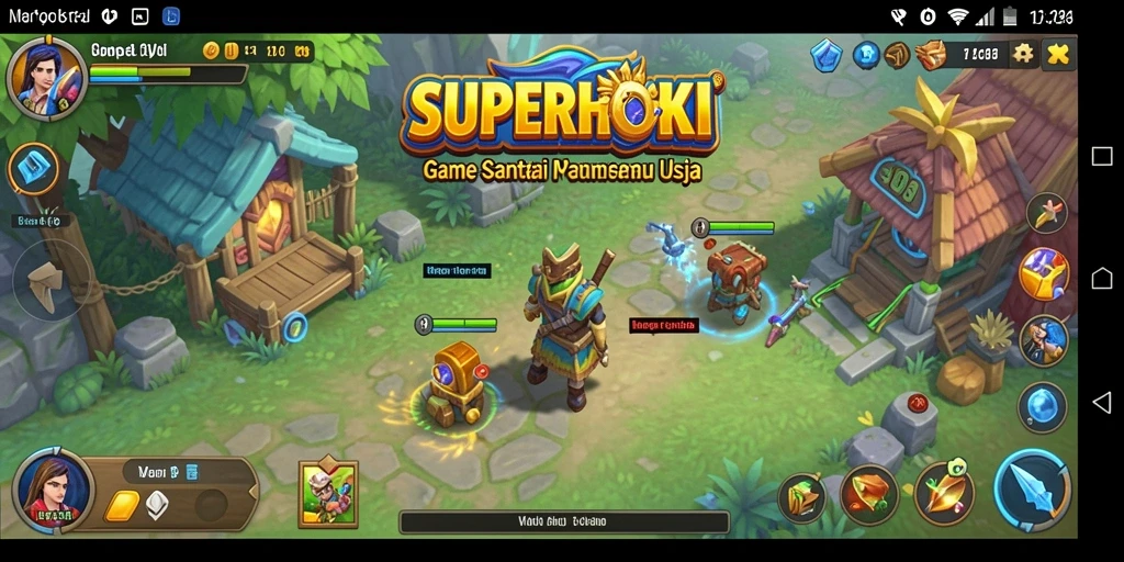 Tampilan utama <strong>SUPERHOKI</strong> menampilkan gameplay yang seru dan interaktif.