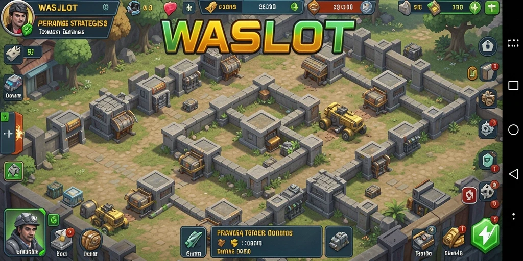 Gameplay intens dari WASLOT dalam genre Tower Defense yang menarik.